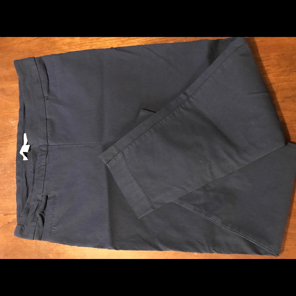 Valerie Stevens crop work pants.(navy blue)